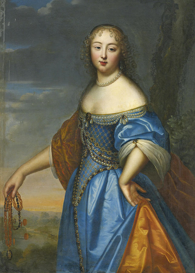Portrait of a Lady Painting by Attributed to Charles Beaubrun