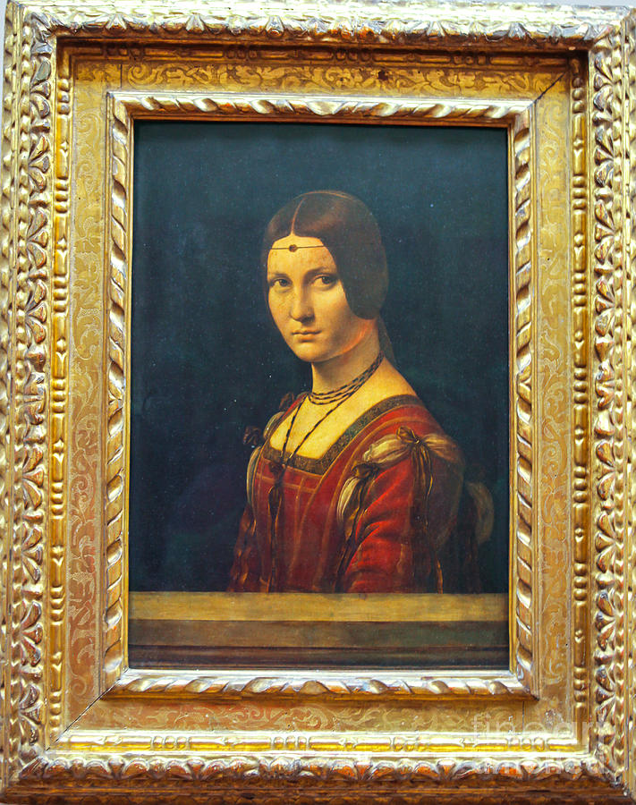 Portrait of a Lady by Leonardo da Vinci Photograph by Patricia Hofmeester