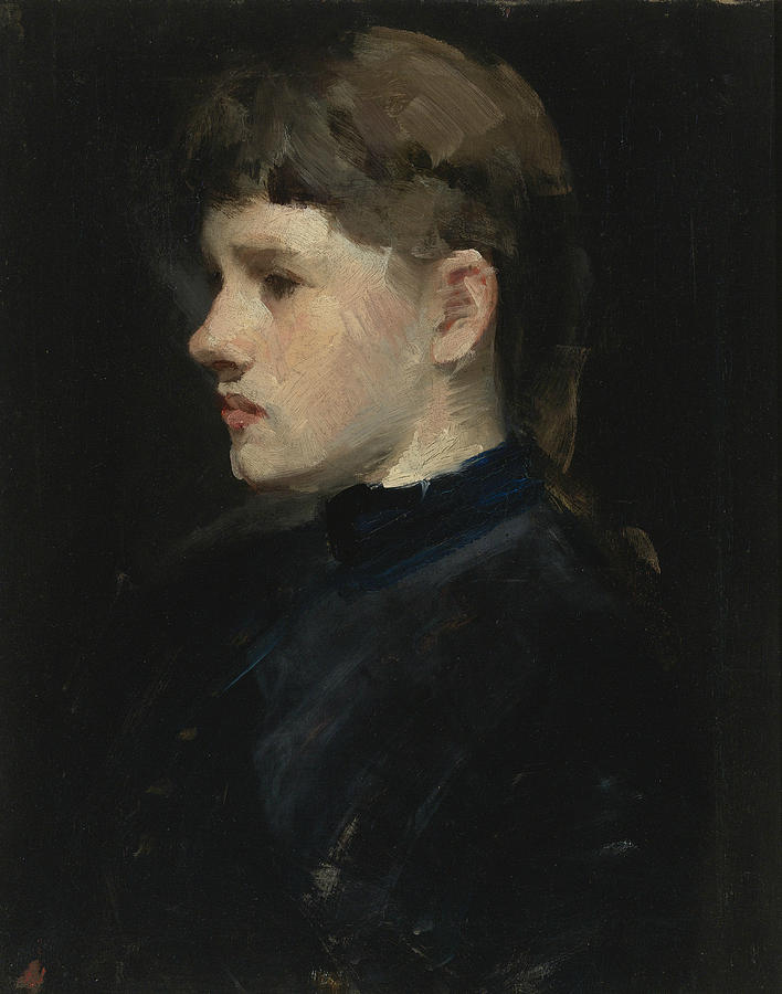 Portrait of a Lady Painting by Frank Duveneck