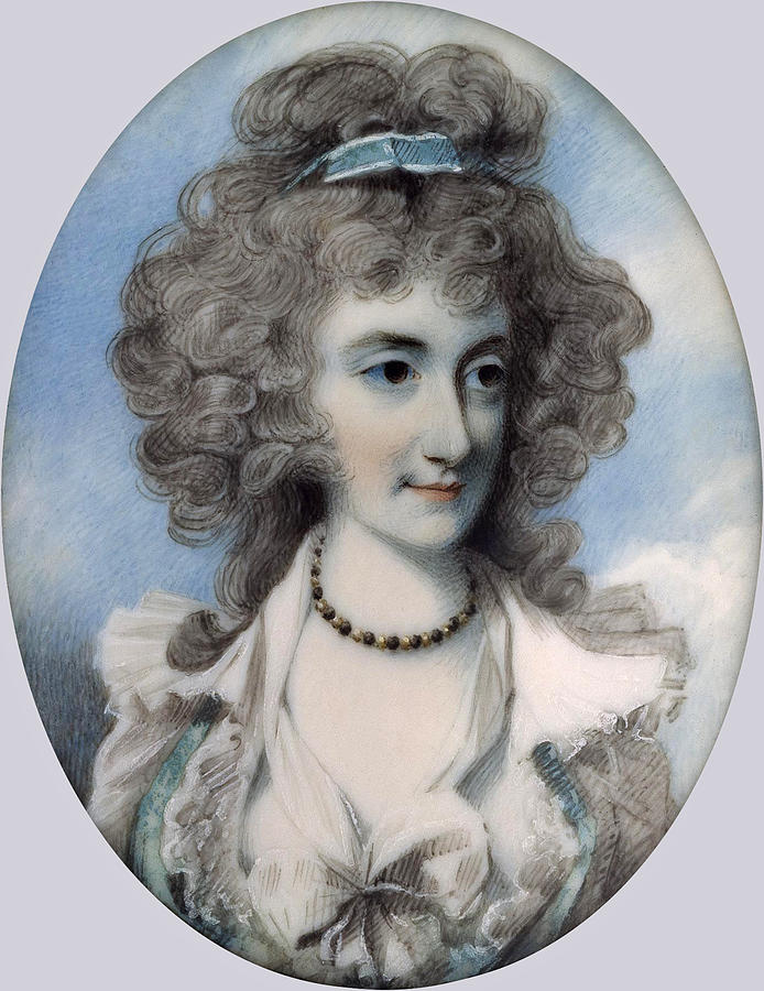 Portrait of a Lady Drawing by George Engleheart