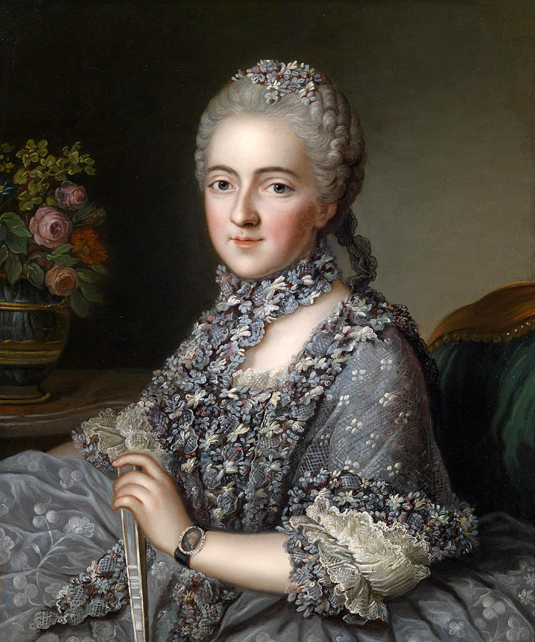Portrait of a Lady Painting by Guillaume Voiriot