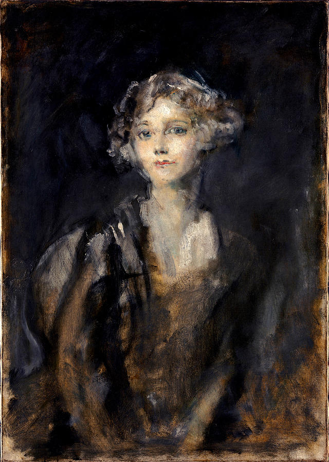 Portrait of a Lady - possibly Diana Cooper Painting by Ambrose McEvoy ...