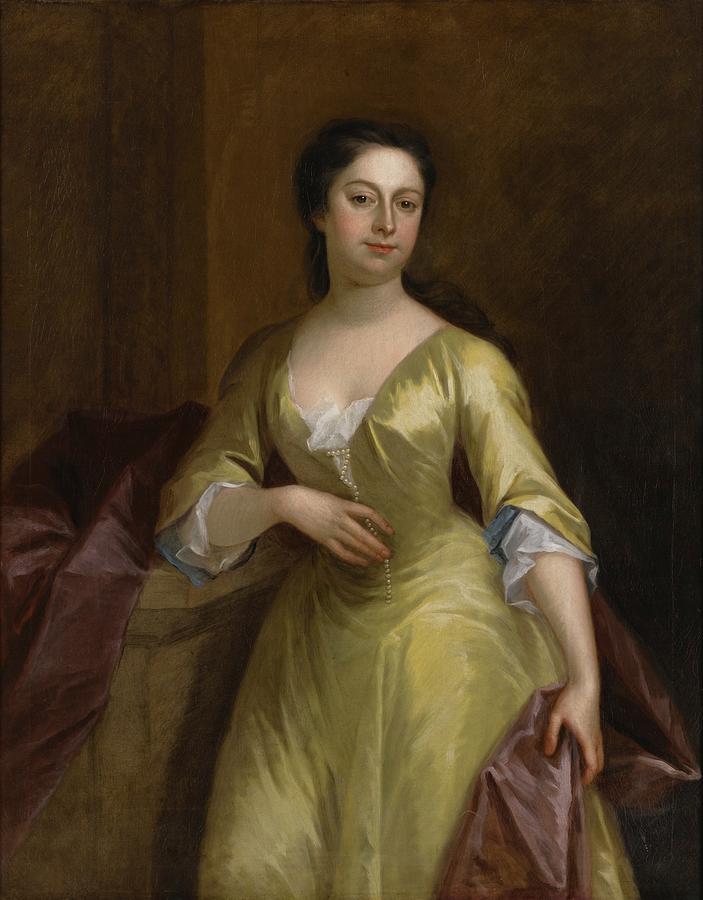 Portrait Of A Lady With Pearls Painting