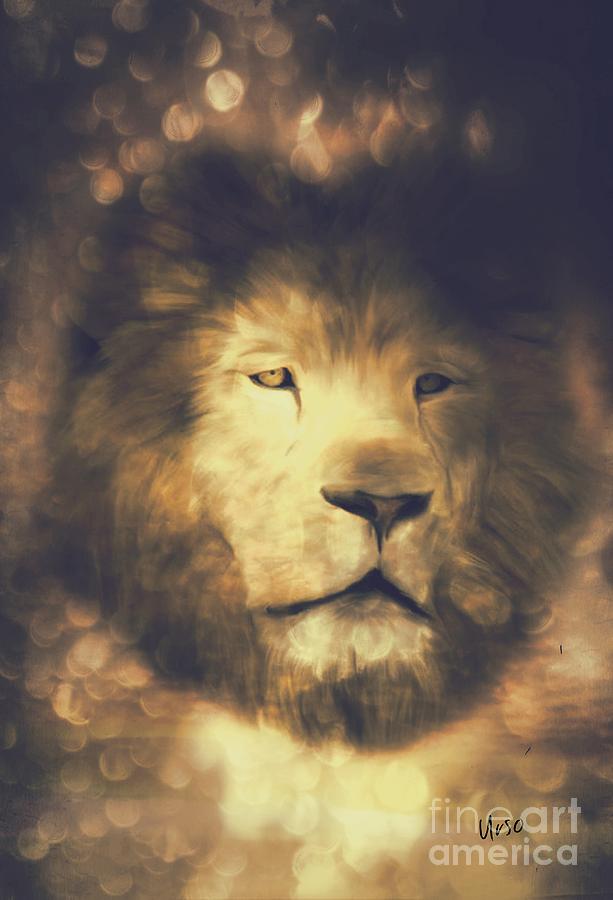 Portrait of a Lion Photograph by Maria Urso