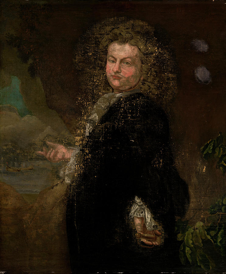 Portrait Of A Man Painting by 18th Century