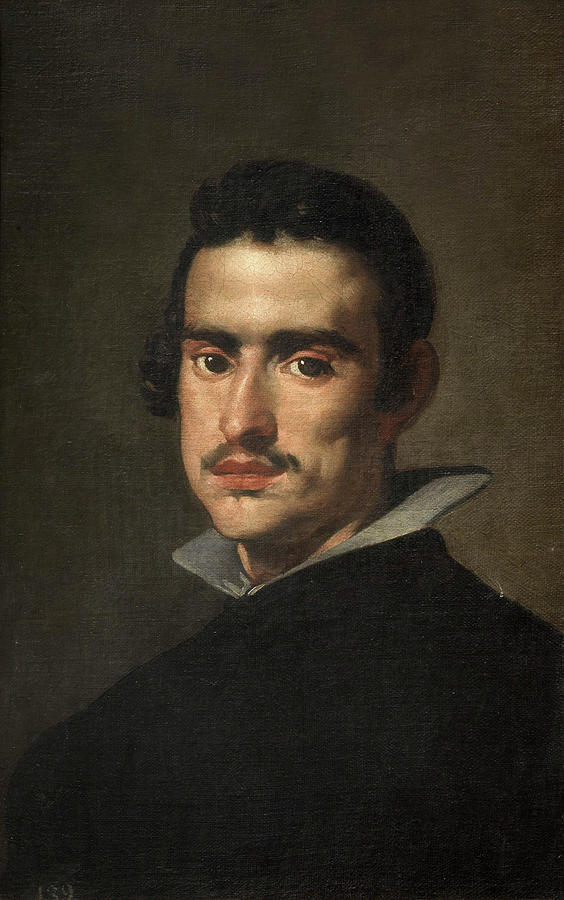 Diego Rodriguez De Silva Y Velazquez Painting - Portrait of a Man by Diego Velazquez