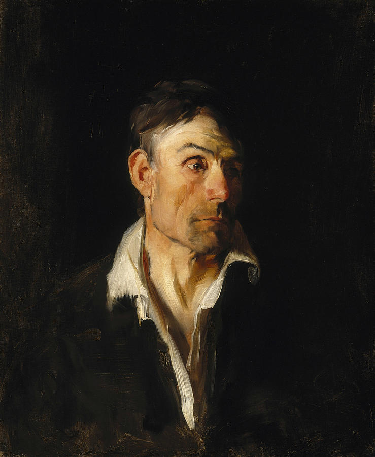 Portrait of a Man  Painting by Frank Duveneck