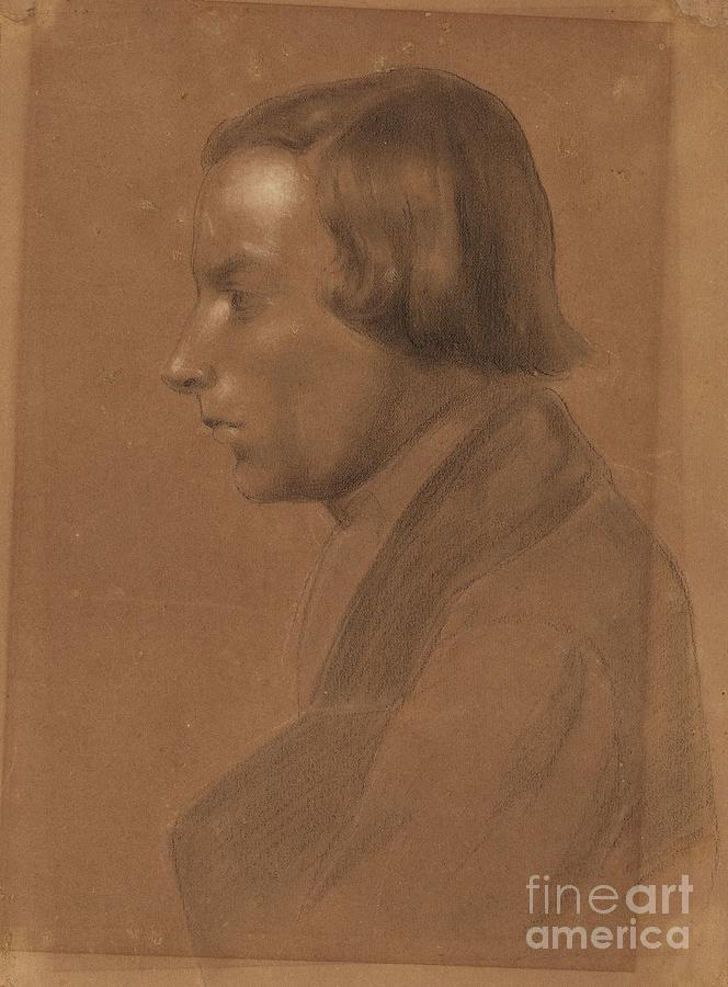 Portrait of a Man in Profile Painting by Celestial Images