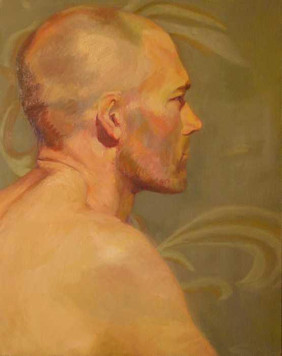 Portrait of a Man Painting by Irena Jablonski