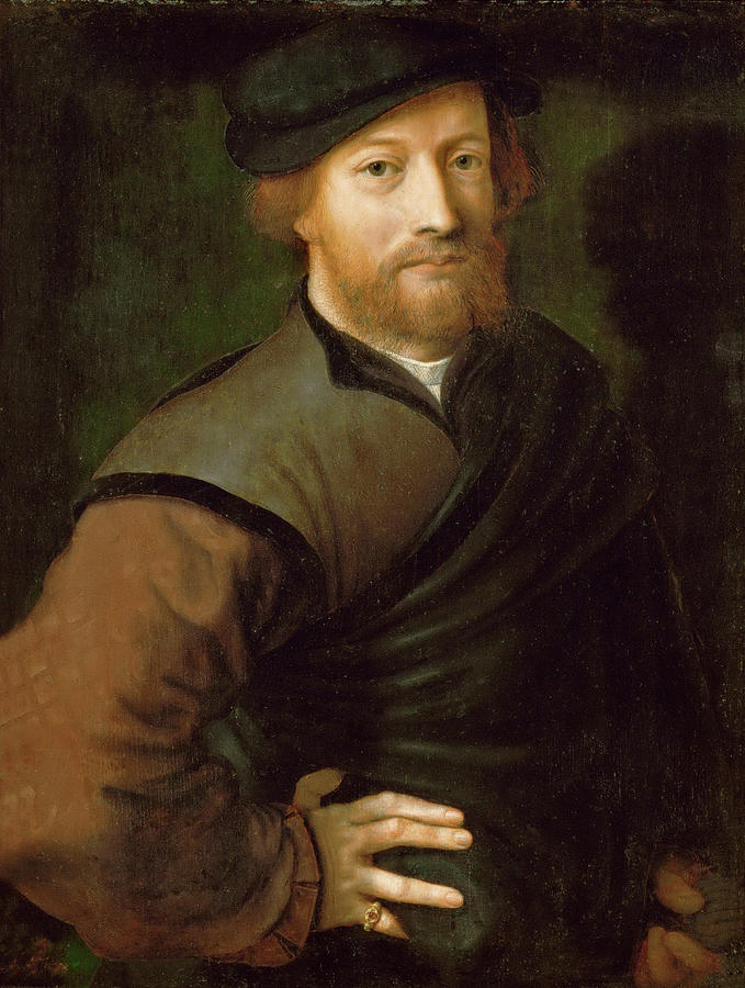 Portrait of a Man Painting by Jan Sanders van Hemessen