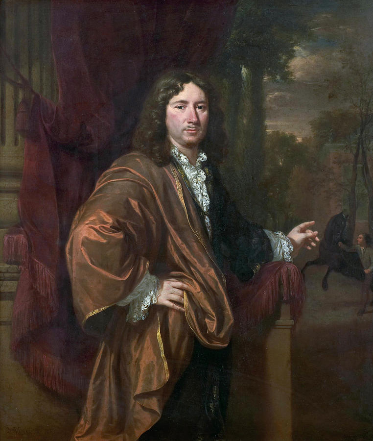 Portrait of a Man Painting by Jan Verkolje