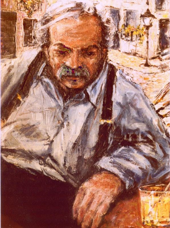 Portrait of a man Painting by Walter Casaravilla