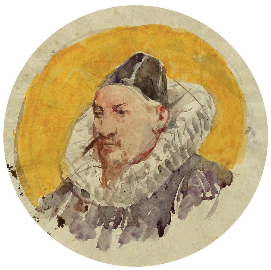 Portrait Of A Man With Ruff Painting