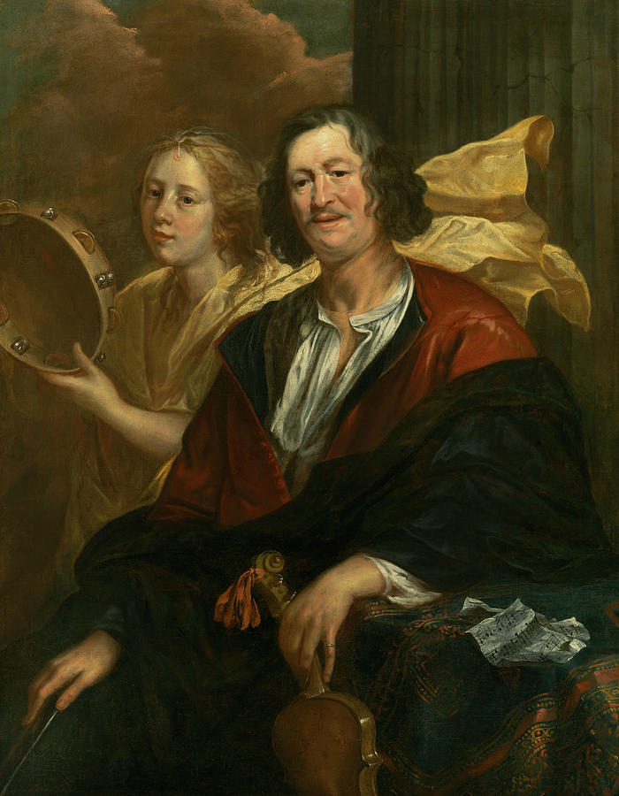 Portrait of a Musician with his Muse Painting by Jacob Jordaens