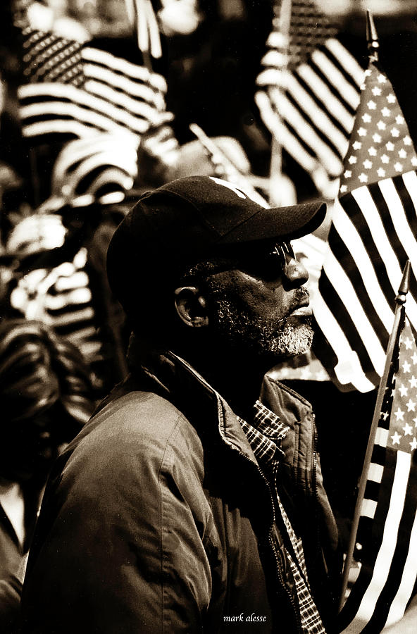 Portrait of a patriot Photograph by Mark Alesse