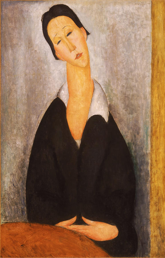 Amedeo Modigliani Painting - Portrait Of A Polish Woman by Amedeo Modigliani