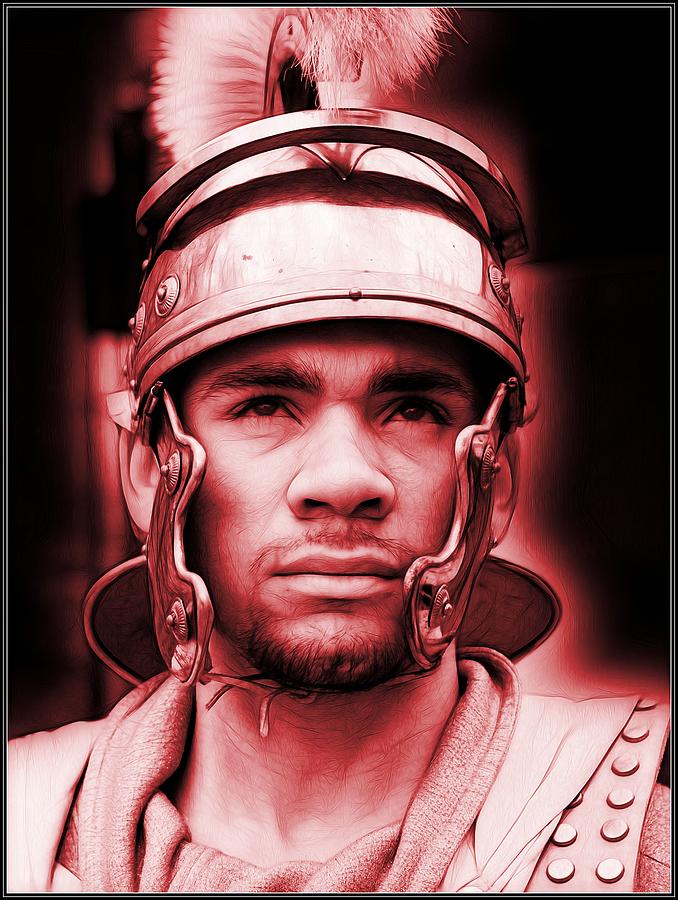 Portrait of a Roman Soldier Photograph by Jon Volden