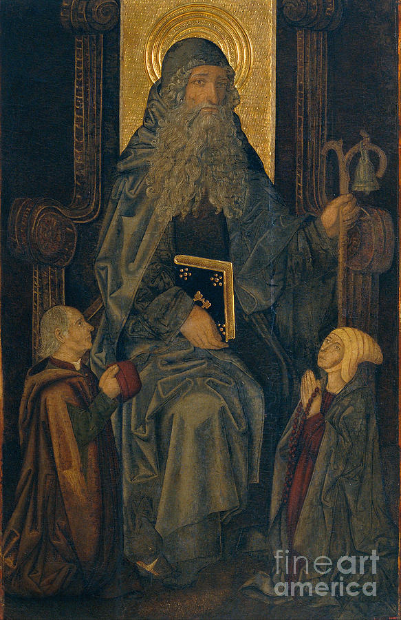 Portrait of a saint Painting by Celestial Images
