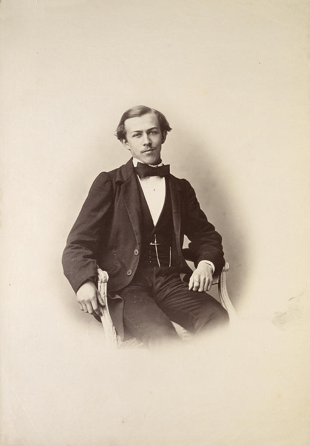 Portrait of a Seated Young Man Photograph by Gustave Le Gray | Fine Art ...