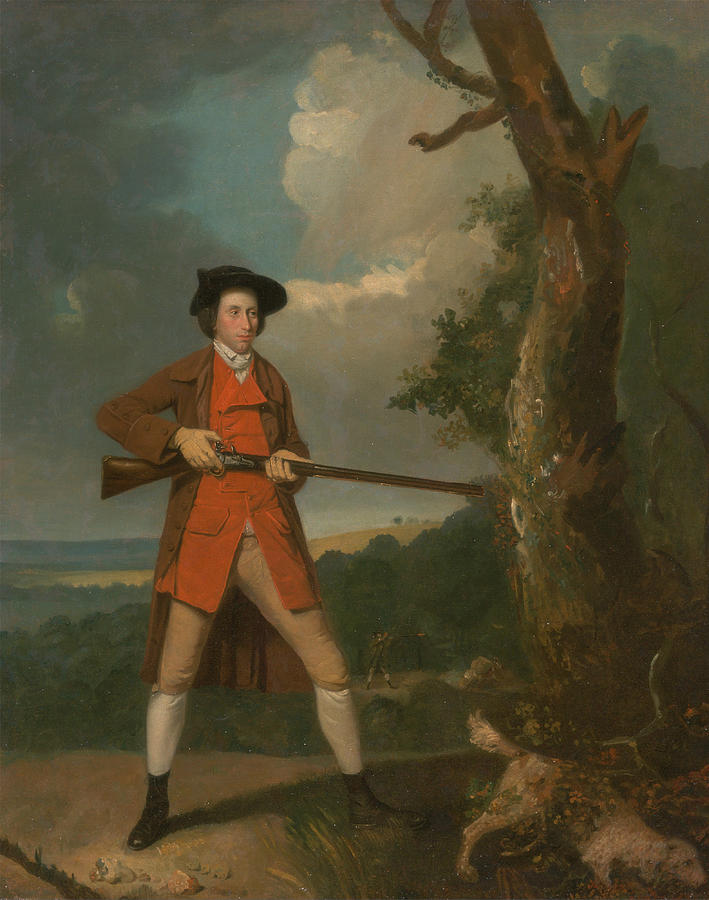 Portrait of a Sportsman, Possibly Robert Rayner Painting by Henry Walton