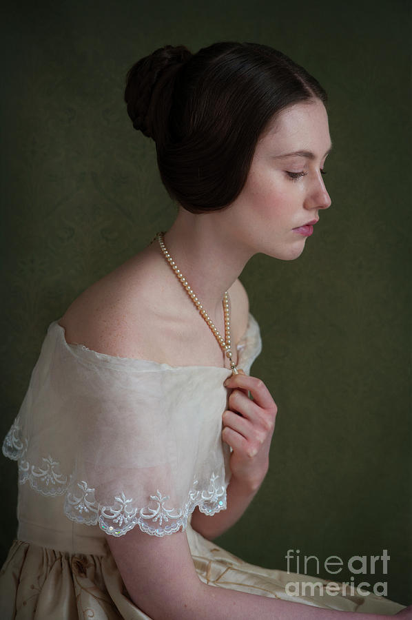Portrait Of A Victorian Woman From The 1840s Photograph by Lee Avison