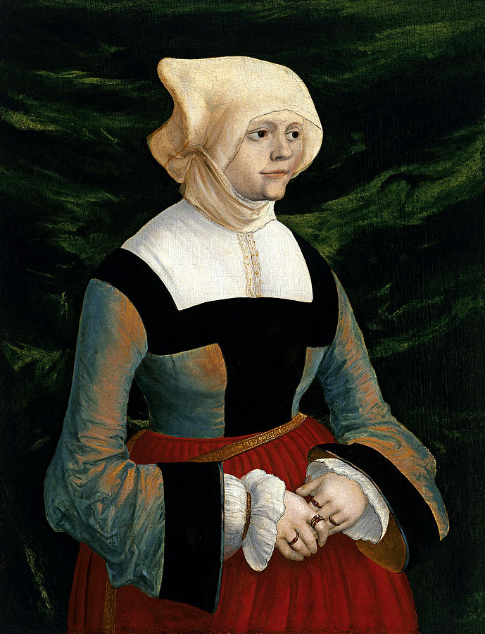 Albrecht Altdorfer Painting - Portrait of a Woman by Albrecht Altdorfer