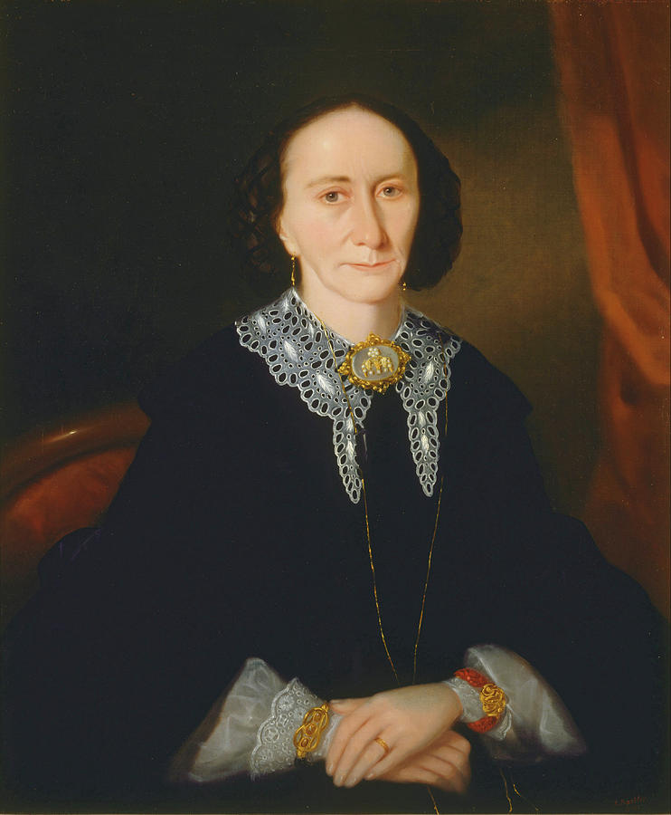 Portrait of a woman. Elizabeth Collins Painting by Joseph Backler