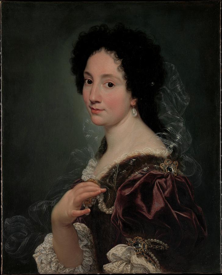 Portrait of a Woman Painting by Giovanni Battista Gaulli