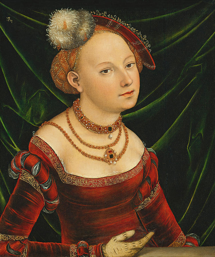 Portrait of a Woman Painting by Lucas Cranach the Younger