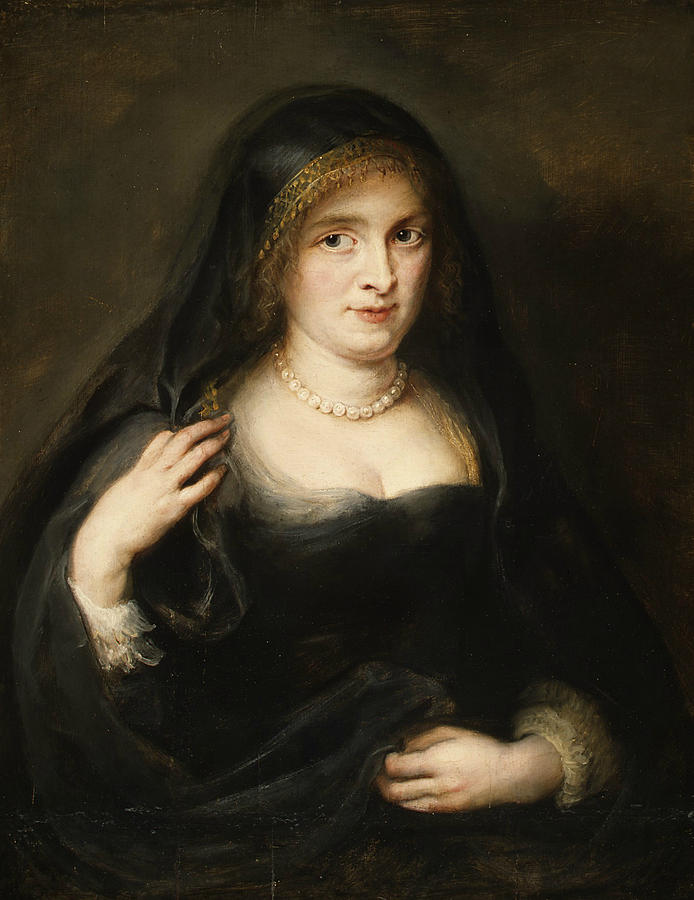 Portrait of a Woman, Probably Susanna Lunden Painting by Peter Paul Rubens