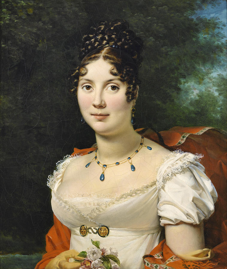 Portrait of a Young Lady Painting by Francois Gerard