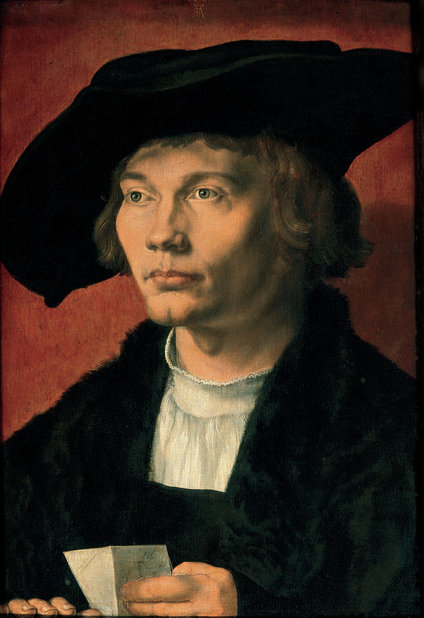 Portrait of a young Man Painting by Albrecht Durer