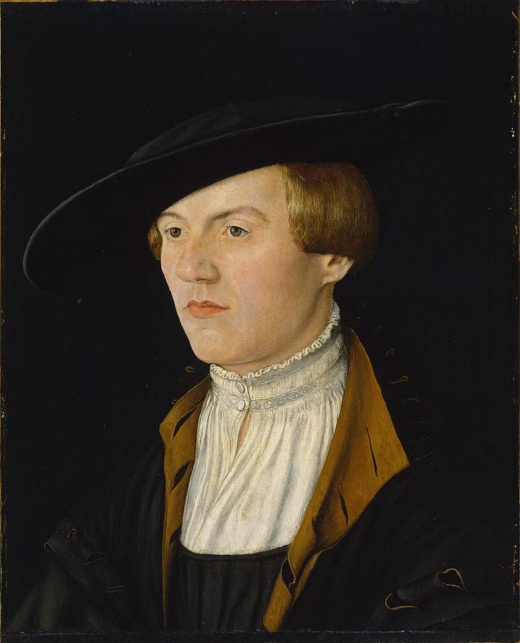 Portrait of a Young Man ca. 1525 - 1530 2 Painting by Celestial Images