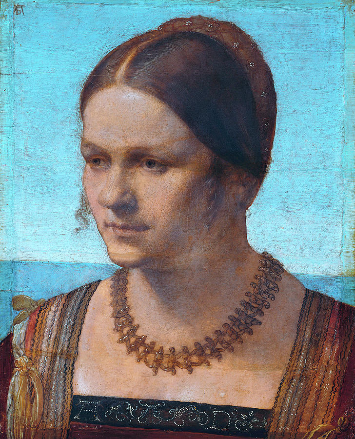 Portrait of a young Venetian Lady  Painting by Albrecht Durer