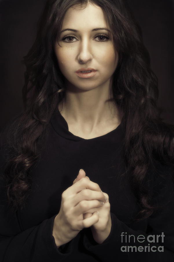 Portrait Photograph - Portrait Of A Young Woman by Amanda Elwell Portrait Photograph - Portrait Of A Young Woman by Amanda Elwell