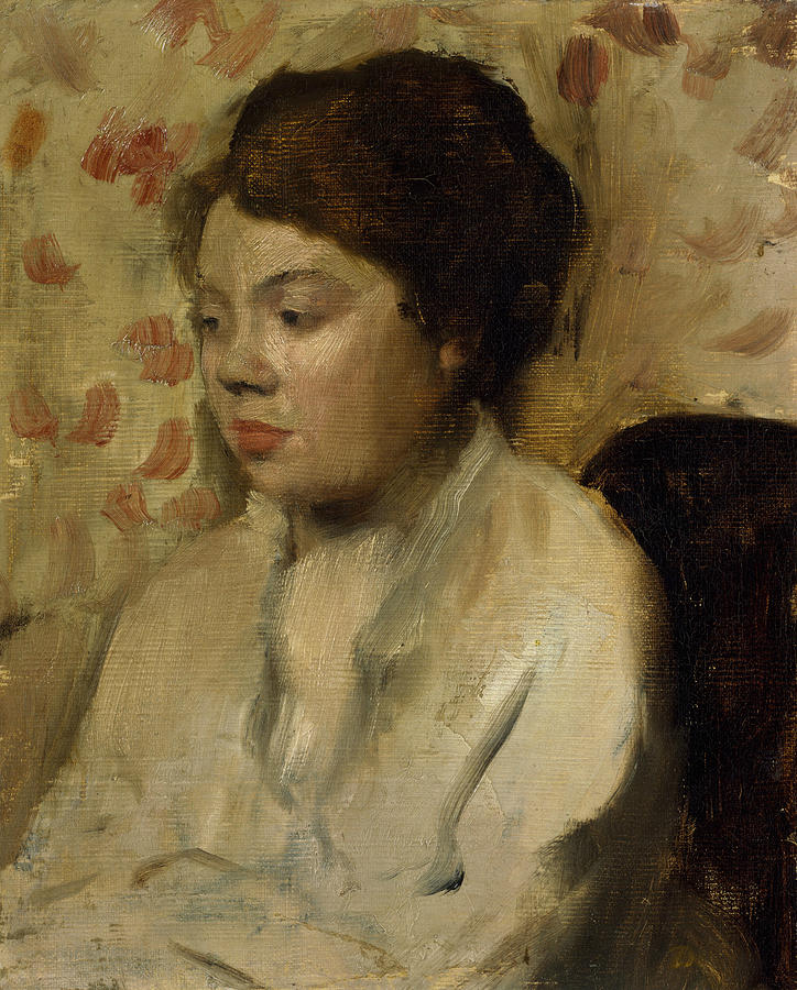 Portrait of a Young Woman Painting by Edgar Degas