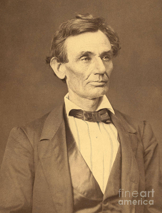 Abraham Lincoln Photograph - Portrait Of Abraham Lincoln by Alexander Hesler Abraham Lincoln Photograph - Portrait Of Abraham Lincoln by Alexander Hesler