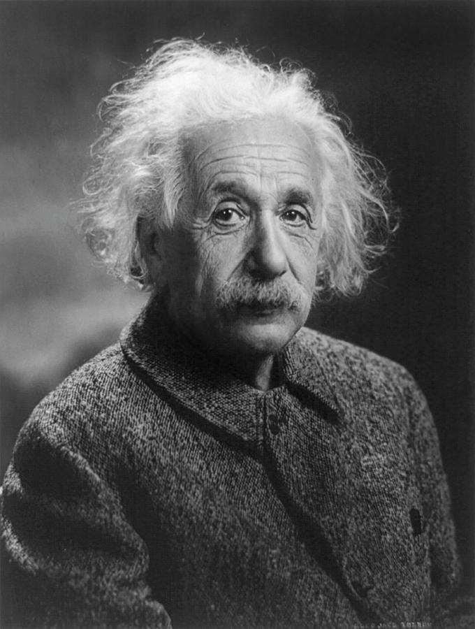 Princeton Painting - Portrait of Albert Einstein by Orren Jack