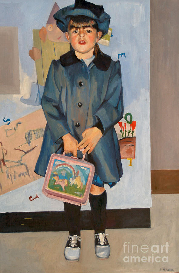 Portrait of Allison Painting by Deb Putnam