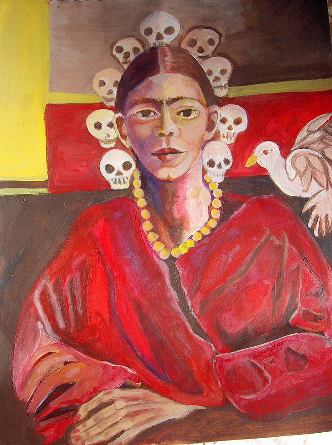Frida Painting - Portrait of an Artist by Ruth Olivar Millan