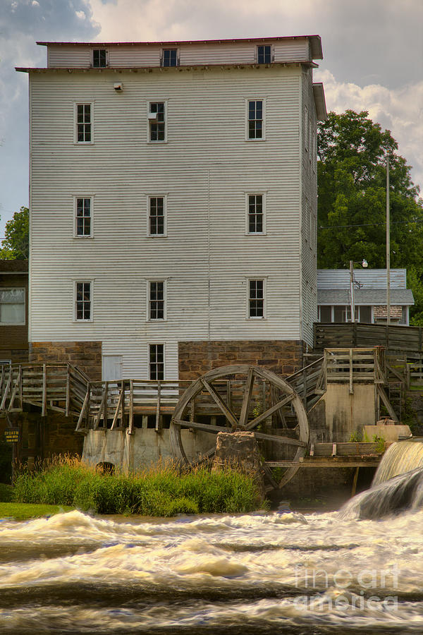 Portrait Of An Indiana Grist Mill Photograph by Adam Jewell