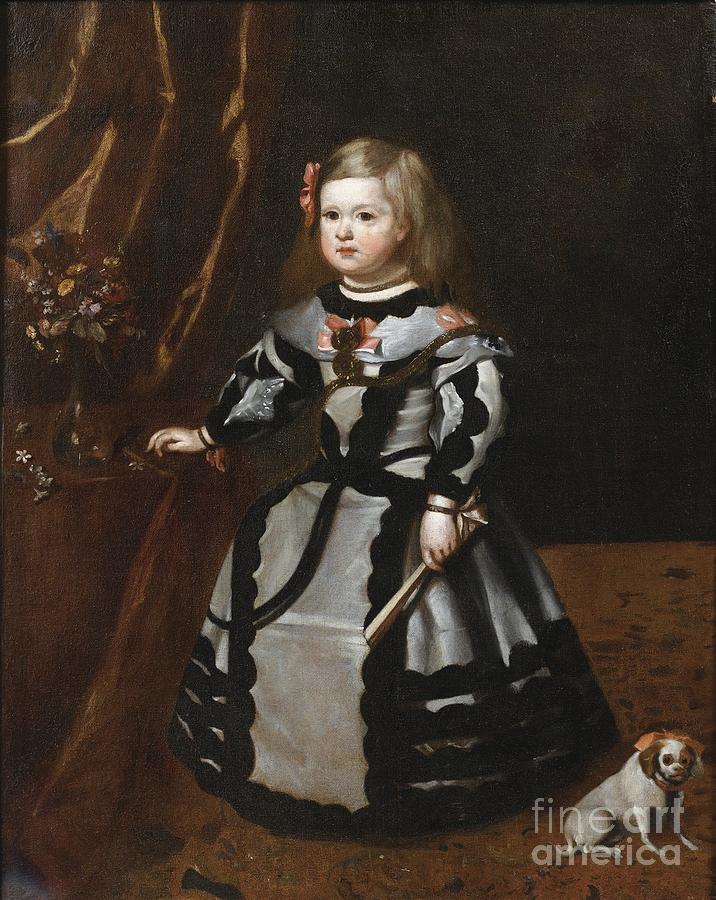 Portrait Of An Infant Painting by Celestial Images