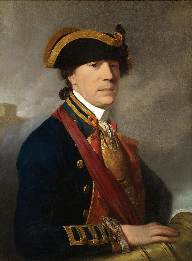 Portrait of an Officer Painting by Joseph Wright of Derby