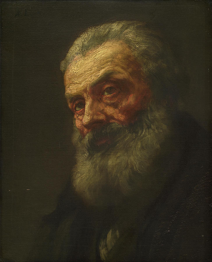 Portrait of an Old Man Painting by Alphonse Legros
