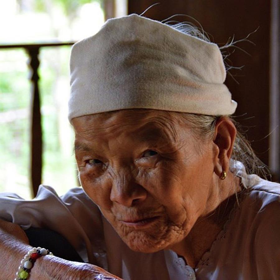 Traveling Photograph - Portrait Of An Old Woman From Mai Chau by Vietnam Rejser