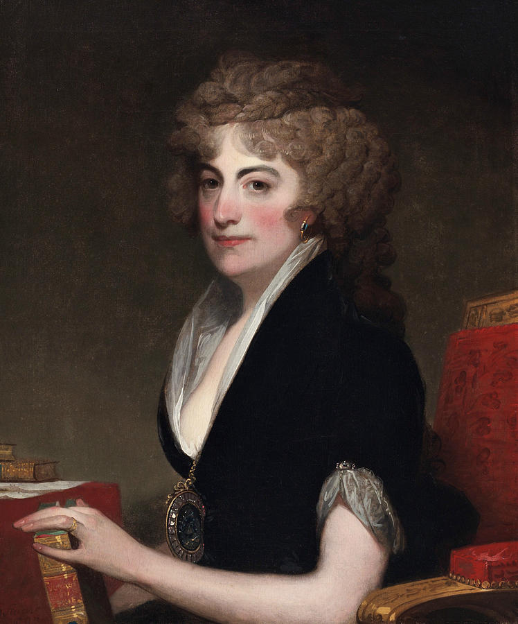 Portrait of Anne Willing Bingham Painting by Gilbert Stuart
