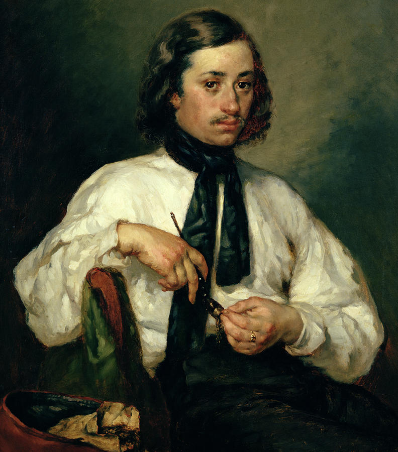 Portrait Painting - Portrait of Armand Ono by Jean-Francois Millet