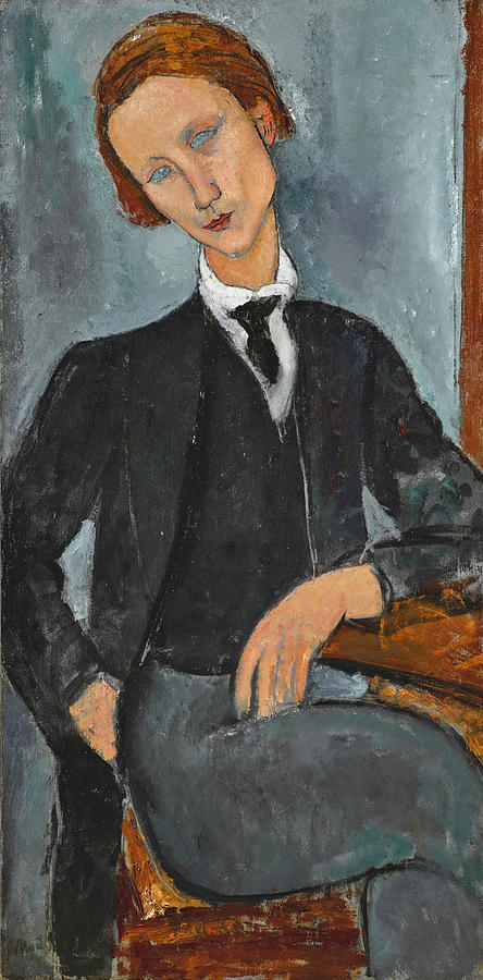 Portrait of Baranowski Painting by Amedeo Modigliani