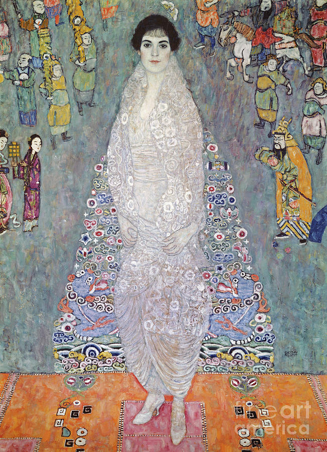 Portrait of Baroness Elisabeth Bachofen Echt Painting by Gustav Klimt