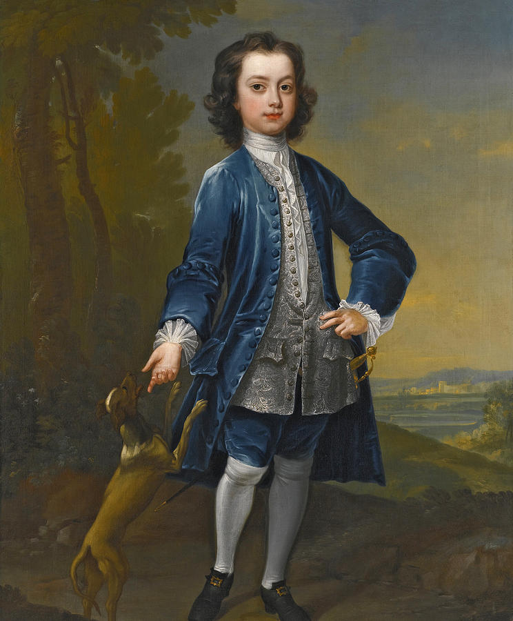 Portrait of Benjamin Hatley Foote aged twelve Painting by Charles Jervas